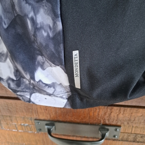 Mondetta Active Jacket Full Zip Stretch Performance Top Medium Black Pink Grey - Picture 7 of 10